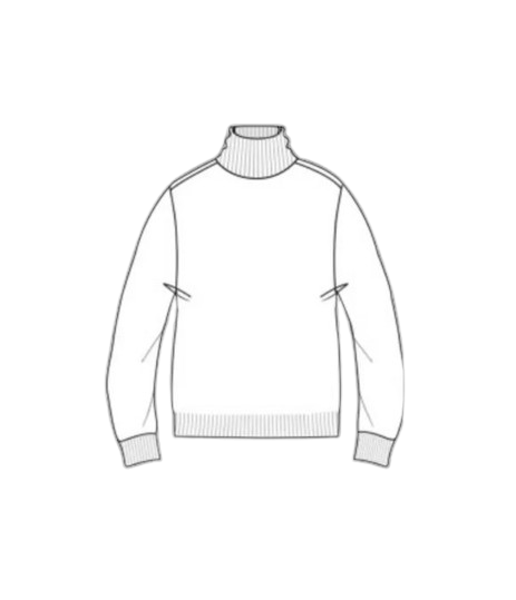 Roll Neck Unisex Jumper